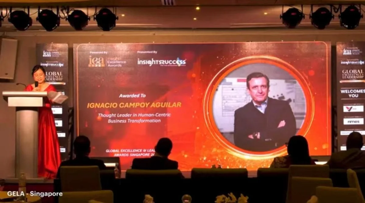 Ignacio Campoy Aguilar reconocido en Singapur como líder de la transformación empresarial centrada en las personas