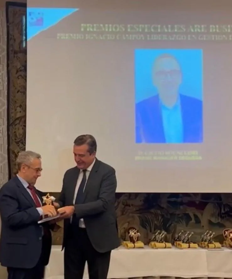 Entrega del premio que lleva el nombre de Ignacio Campoy a la excelencia en liderazgo en gestión